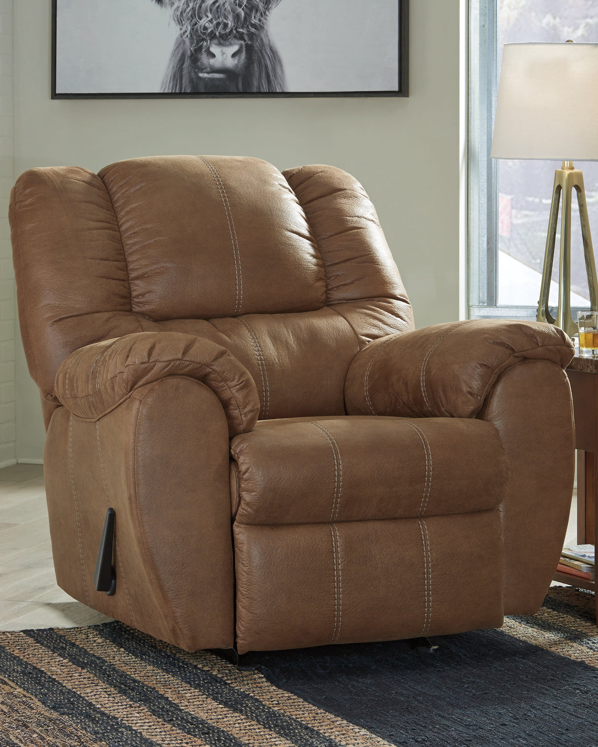 Furniture City Slidell - Ashley Furniture - McGann Living Room - Rocker Recliner / Saddle - 1030225