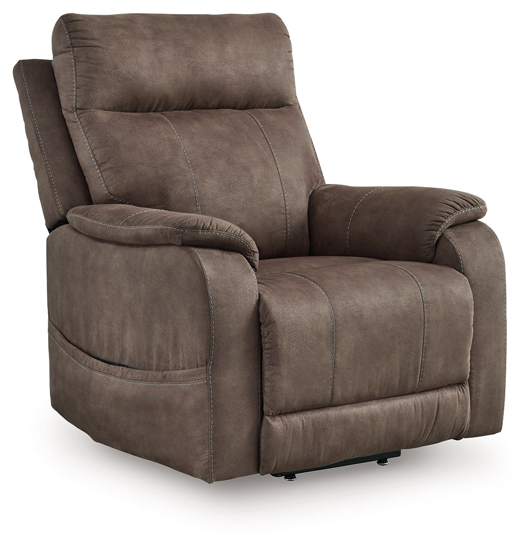 Furniture City Slidell - Ashley Furniture - Crestmeade Living Room - Power Lift Recliner / Fossil - 1350312