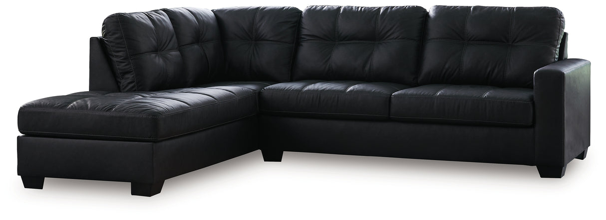 Furniture City Slidell - Ashley Furniture - Barlin Mills Sectional - RAF 2-Piece Sectional with Chaise / Carbon - 17004S1