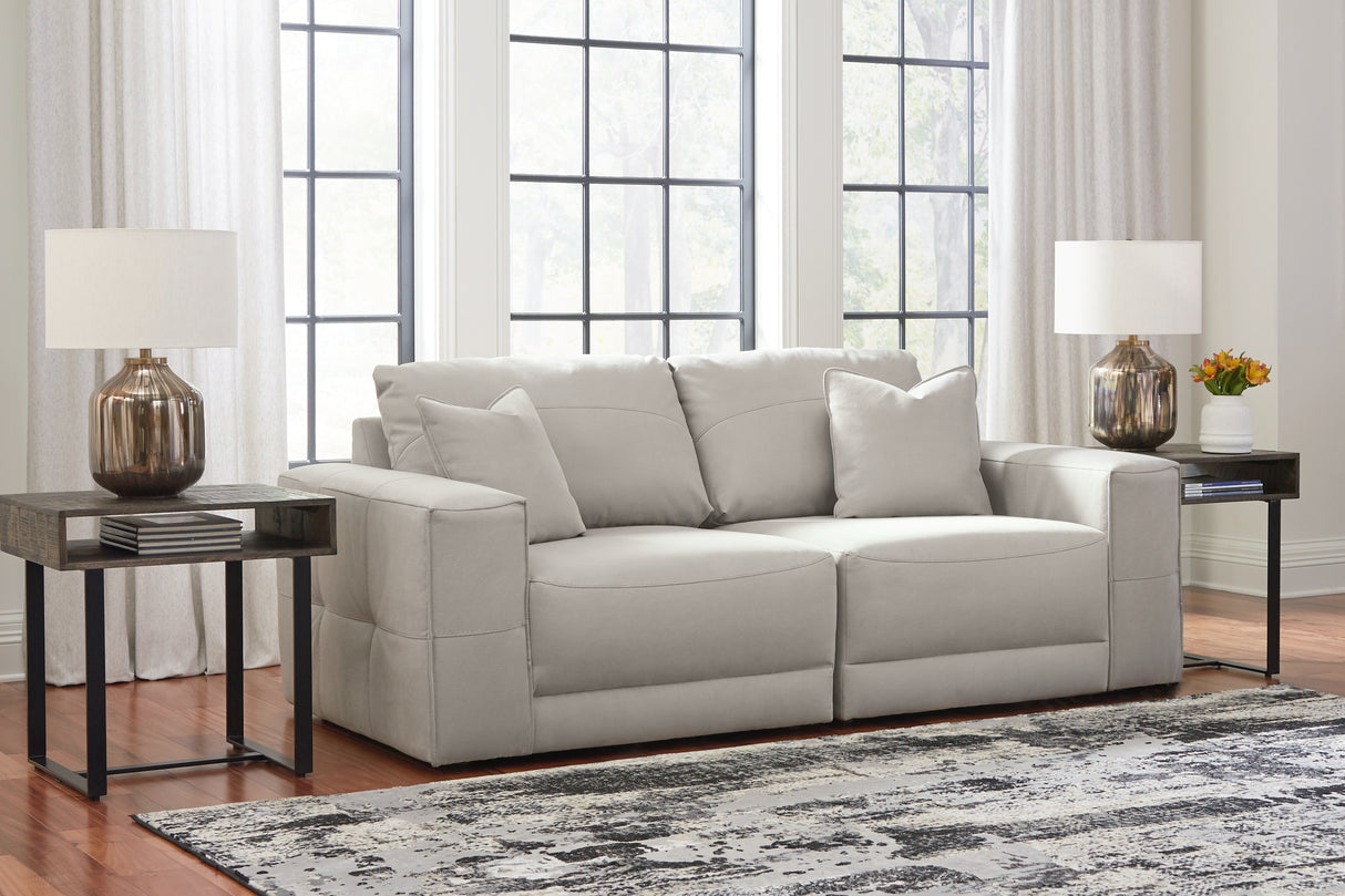 Furniture City Slidell - Ashley Furniture - Next-Gen Gaucho Sectional - RAF 2-Piece Sectional Loveseat / Gray - 18304S3
