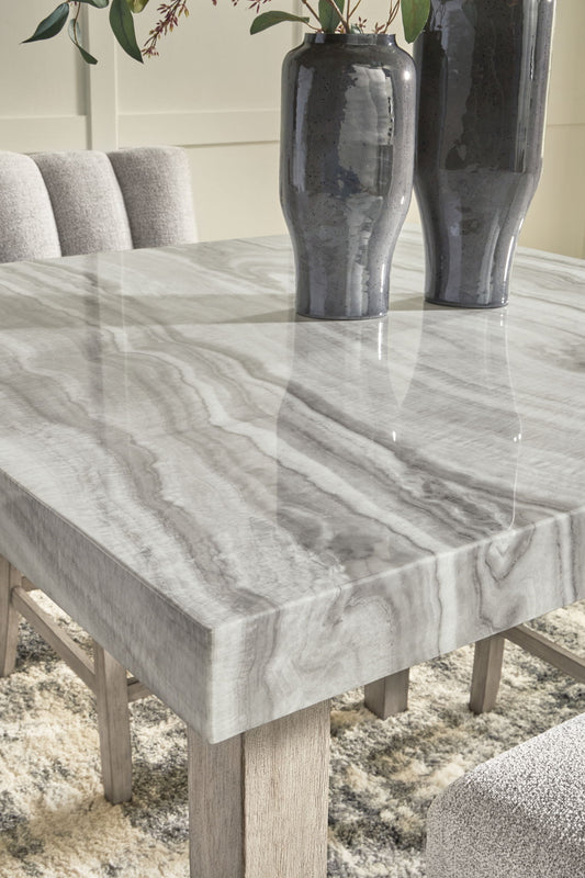 Larawyn - 5 Pc. - Counter Height Dining Table And 4 Barstools - Bisque