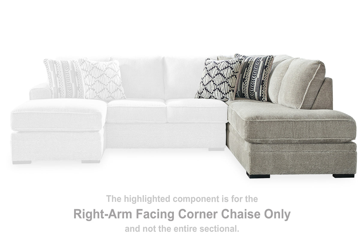 Furniture City Slidell - Ashley Furniture - Calnita Sectional - RAF Corner Chaise / Sisal - 2050217