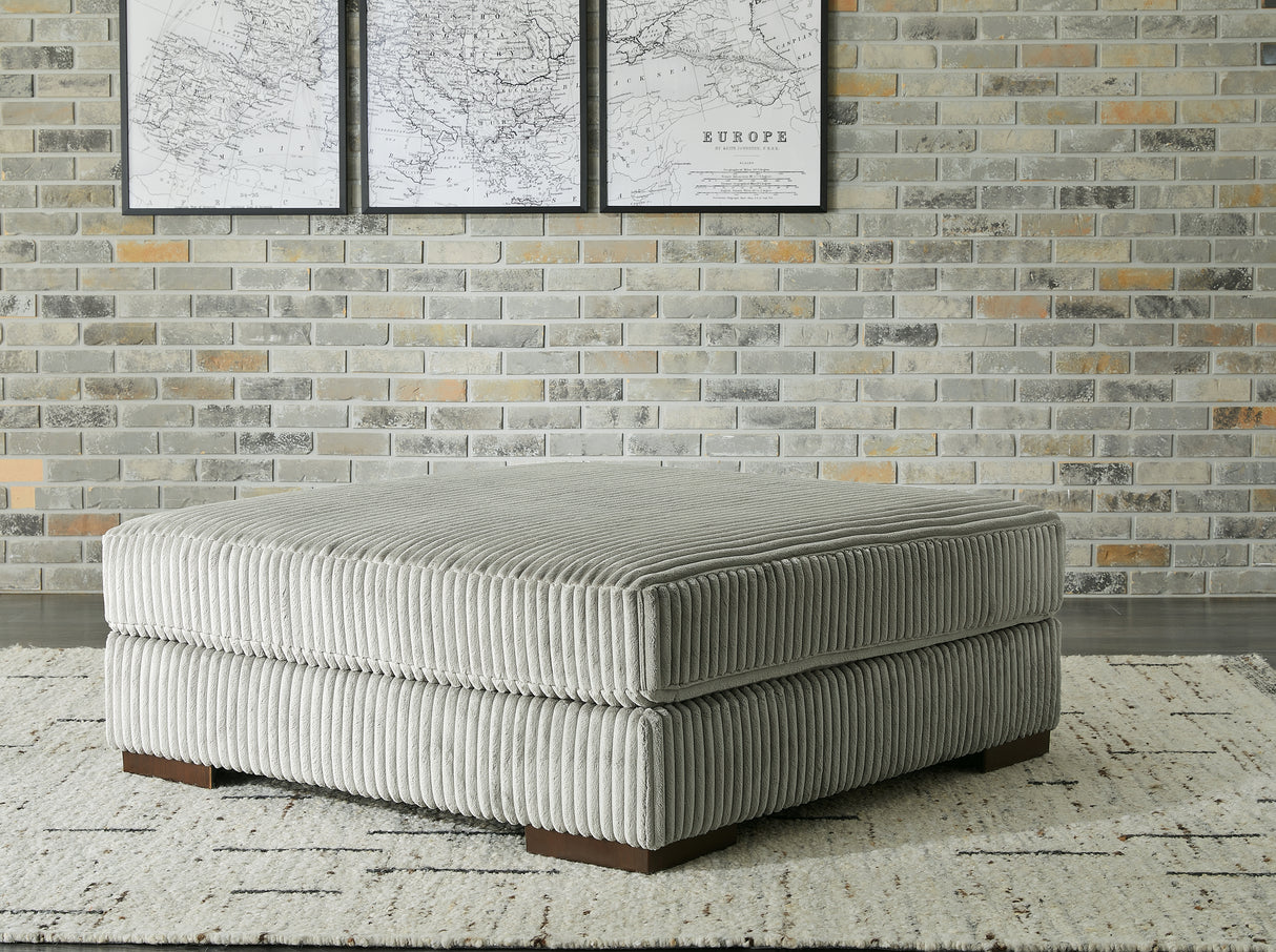 Furniture City Slidell - Ashley Furniture - Lindyn Living Room - Oversized Accent Ottoman / Fog - 2110508