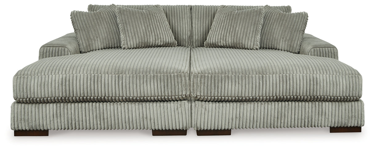 Furniture City Slidell - Ashley Furniture - Lindyn Sectional - RAF Super Chaise / Fog - 21105S11