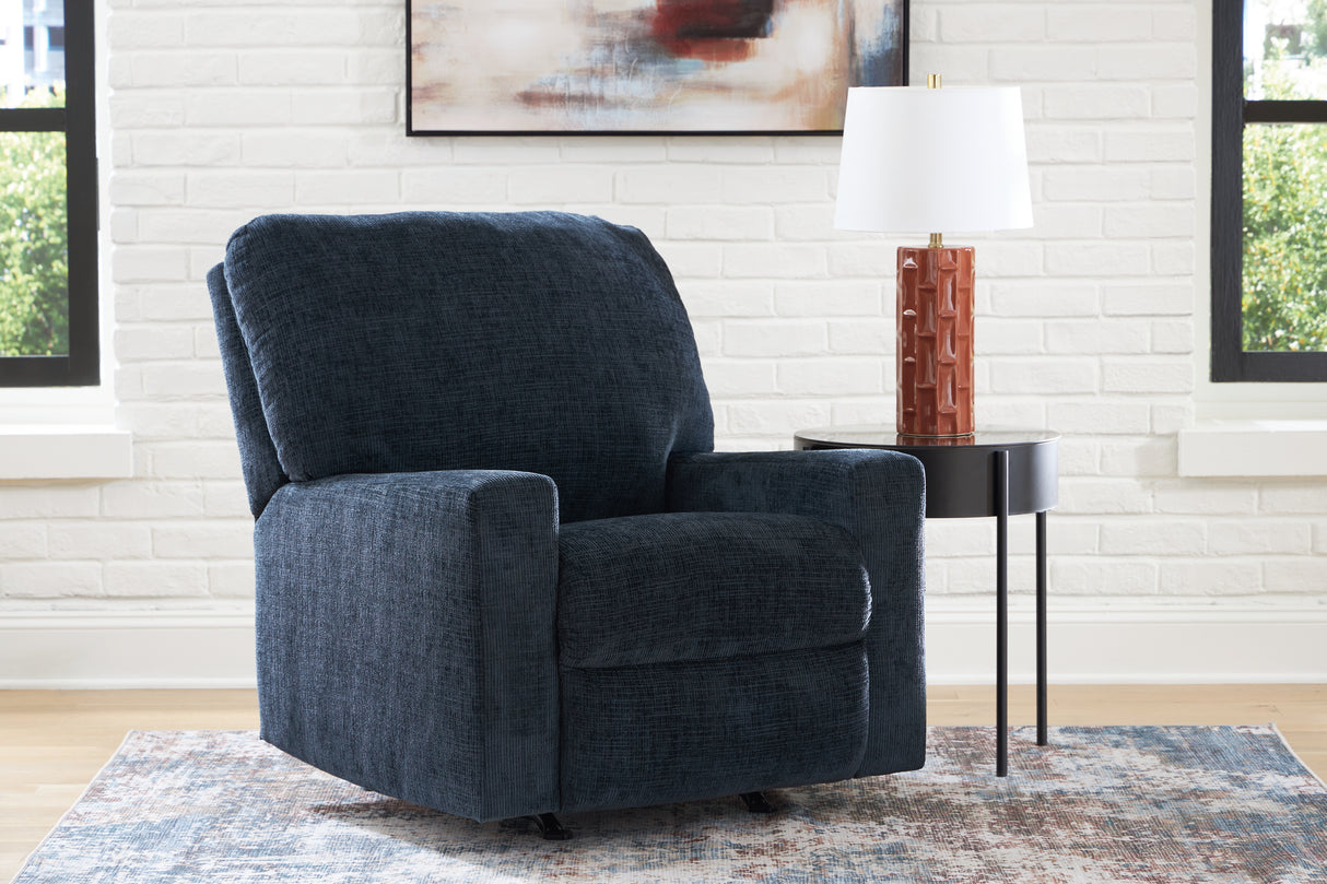 Furniture City Slidell - Ashley Furniture - Aviemore Living Room - Rocker Recliner / Ink - 2430325