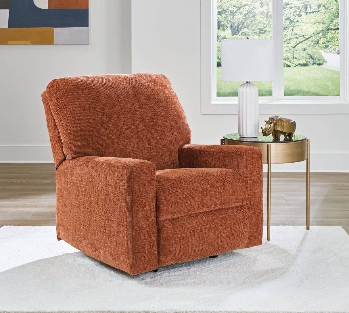Furniture City Slidell - Ashley Furniture - Aviemore Living Room - Rocker Recliner / Spice - 2430425