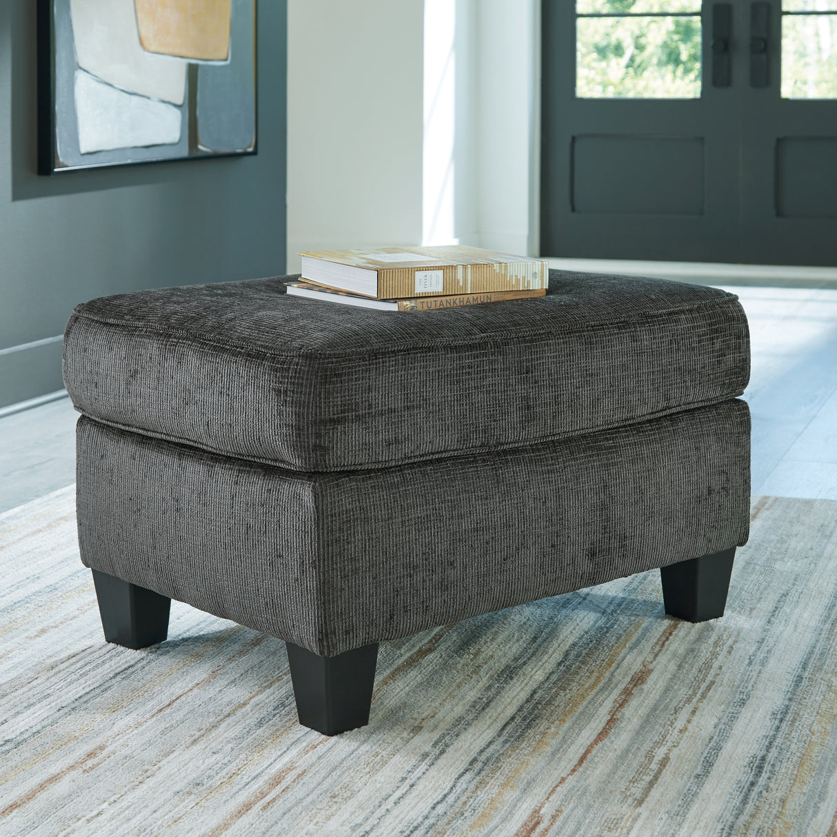 Furniture City Slidell - Ashley Furniture - Erinslane Living Room - Ottoman / Dusk - 2520614