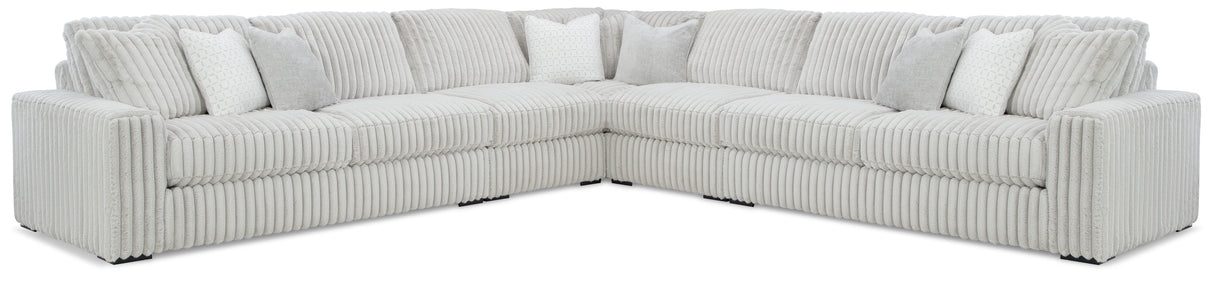 Furniture City Slidell - Ashley Furniture - Stupendous Sectional - RAF 3-Piece Sectional with Double Chaise / Alloy - 25903S4