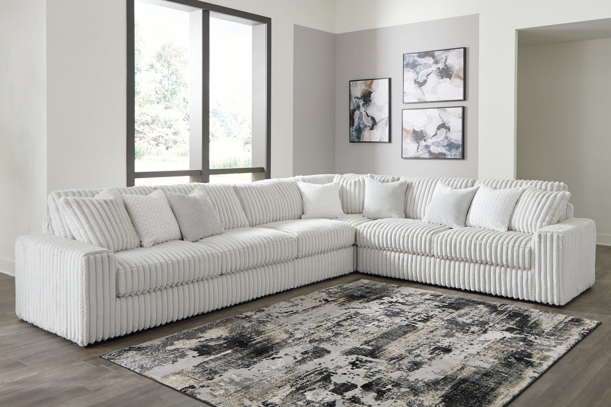 Furniture City Slidell - Ashley Furniture - Stupendous Sectional - LAF 4-Piece Sectional / Alloy - 25903S2