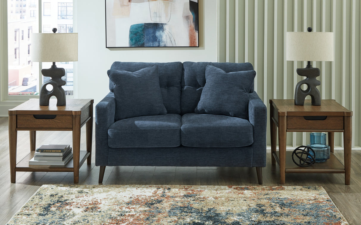 Furniture City Slidell - Ashley Furniture - Bixler Living Room - Loveseat / Navy - 2610635
