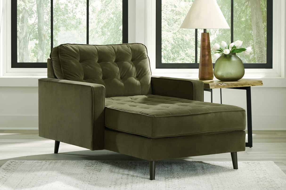 Furniture City Slidell - Ashley Furniture - Reveon Lakes Living Room - Chaise / Olive - 2640415