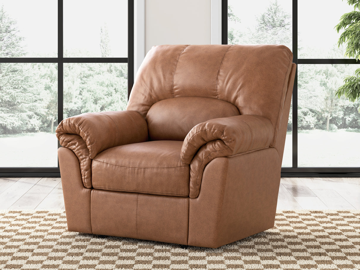 Furniture City Slidell - Ashley Furniture - WillowBend Living Room - Rocker Recliner / Caramel - PC2770425