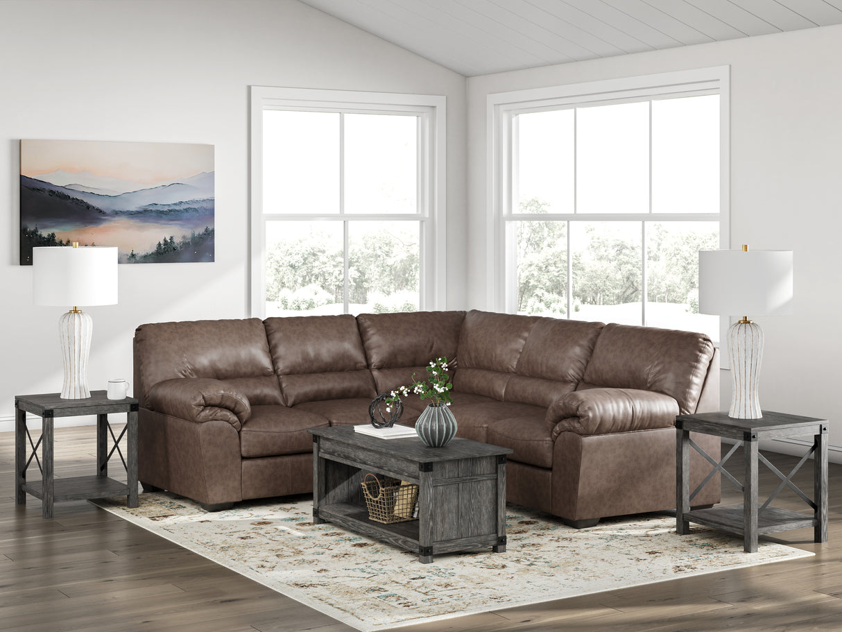 Furniture City Slidell - Ashley Furniture - WillowBend Sectional - LAF 2-Piece Sectional / Umber - PC27705S2