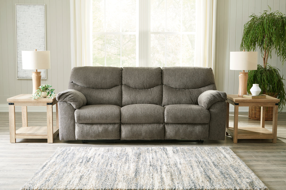 Furniture City Slidell - Ashley Furniture - Alphons Living Room - Reclining Sofa / Putty - 2820188