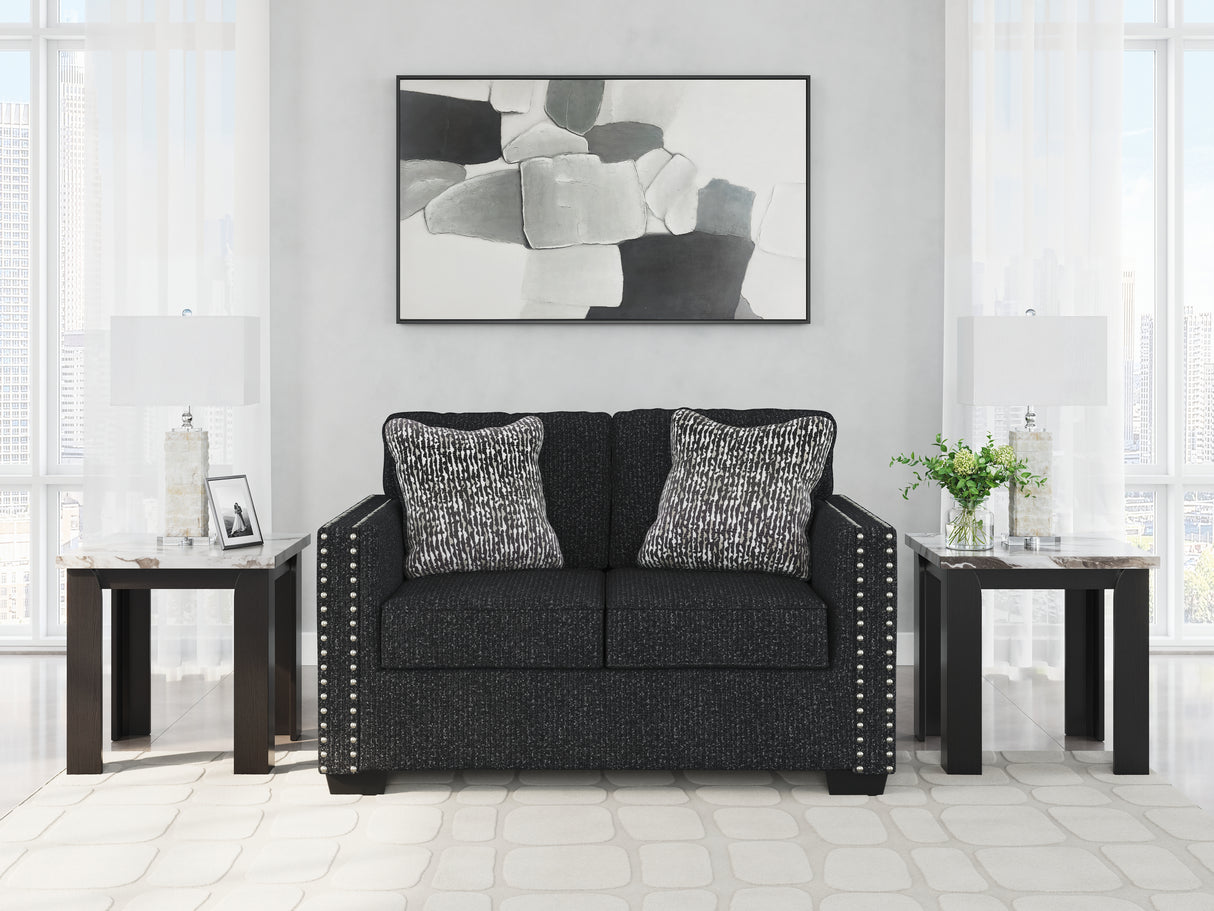 Furniture City Slidell - Ashley Furniture - Jasmine Peaks Living Room - Loveseat / Coal - 2890435