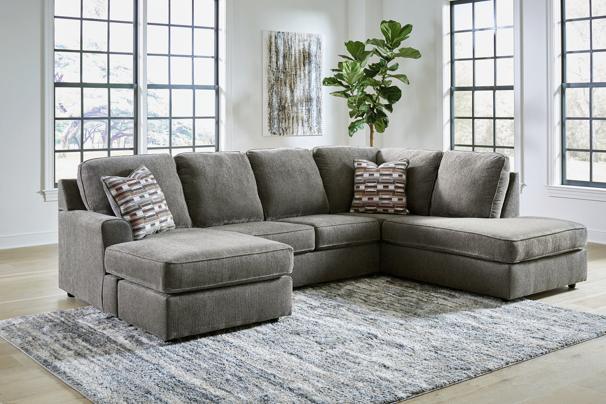 Furniture City Slidell - Ashley Furniture - O'Phannon Sectional - LAF 2-Piece Sectional with Chaise / Putty - 29402S1