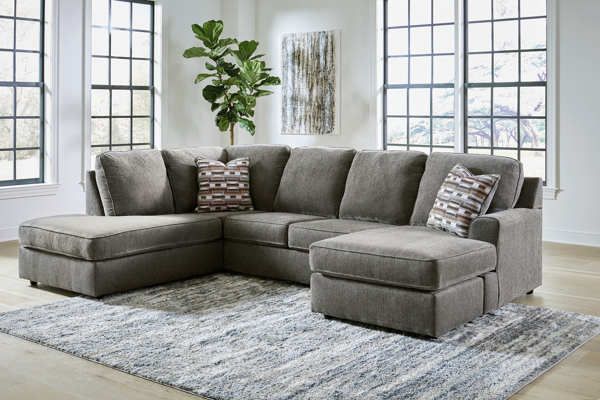 Furniture City Slidell - Ashley Furniture - O'Phannon Sectional - LAF 2-Piece Sectional with Chaise / Putty - 29402S1
