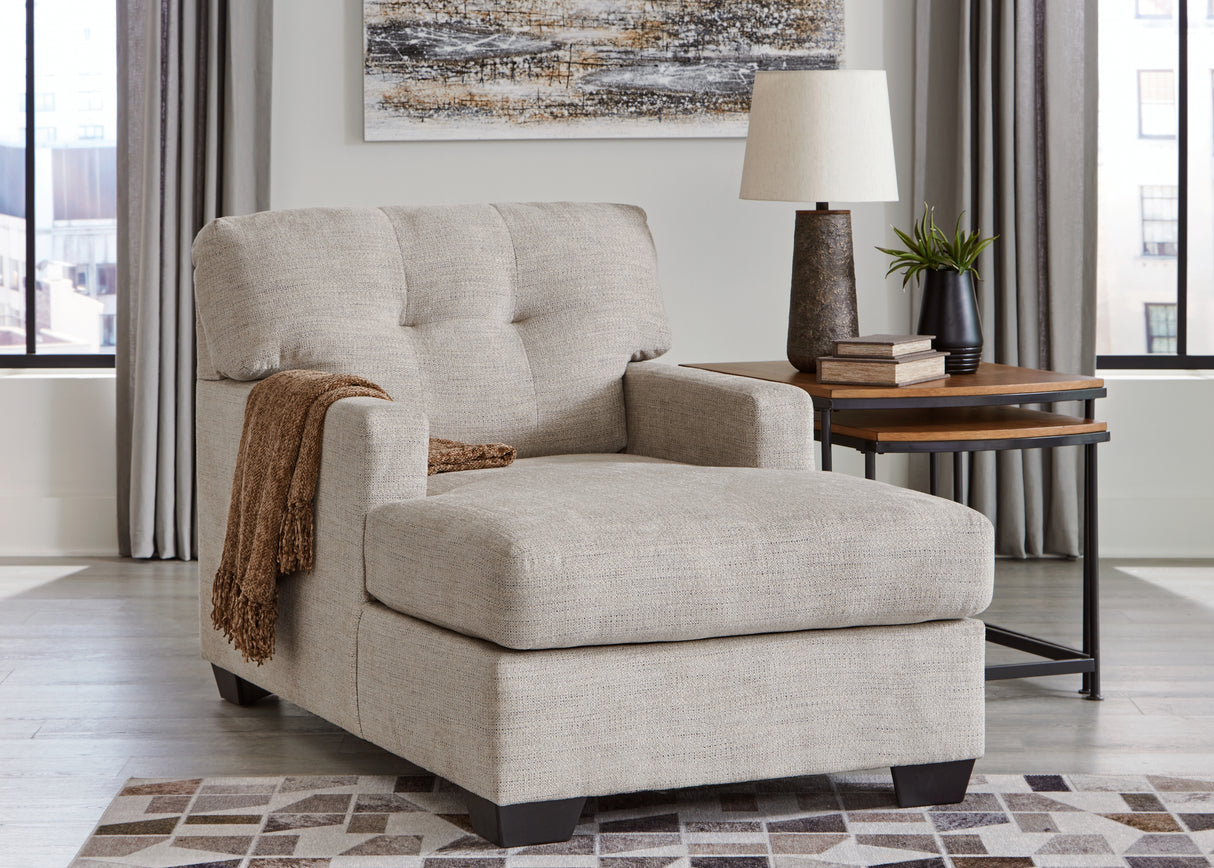 Furniture City Slidell - Ashley Furniture - Mahoney Living Room - Chaise / Pebble - 3100415