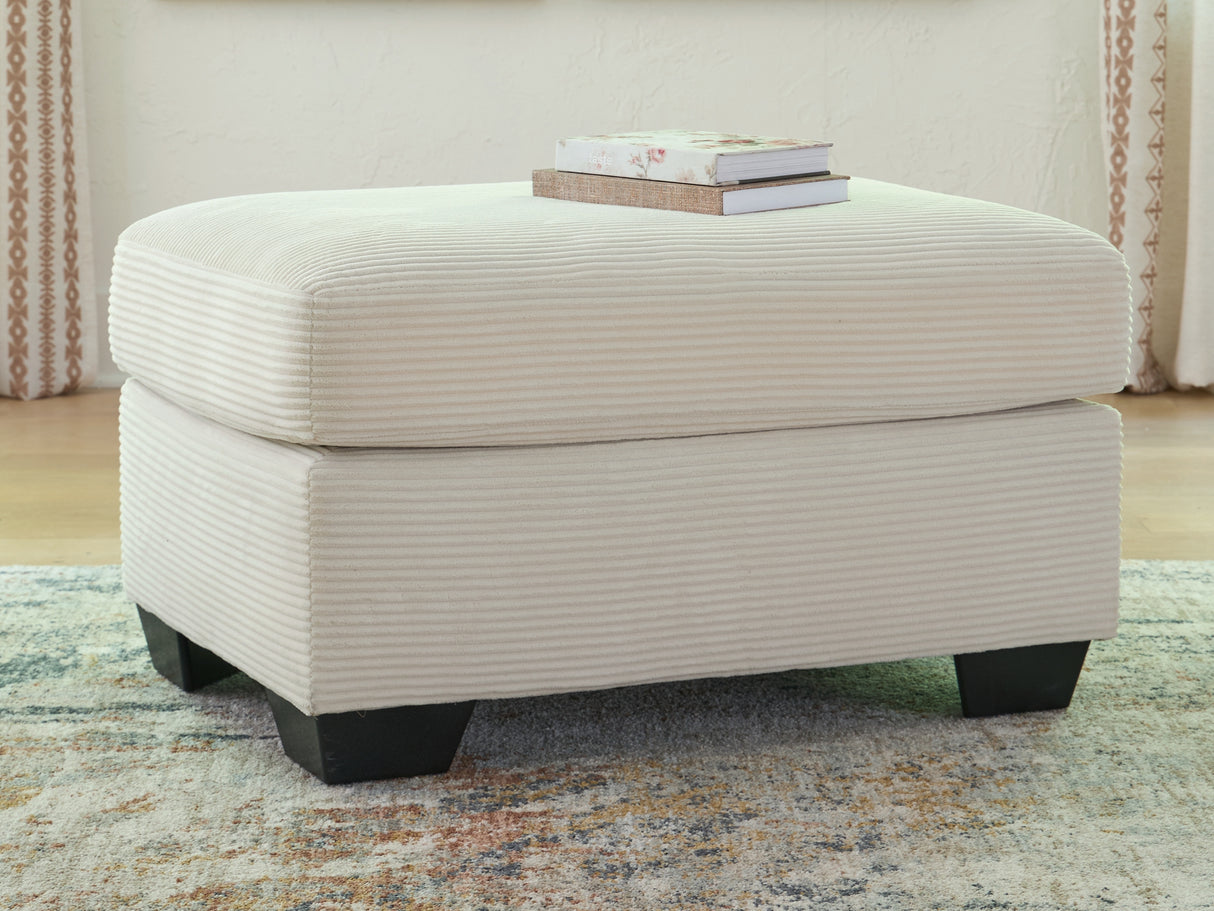 Furniture City Slidell - Ashley Furniture - Greenbriar Living Room - Ottoman / Ivory - PC3200614
