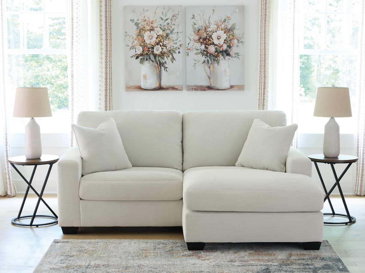 Furniture City Slidell - Ashley Furniture - Greenbriar Living Room - Sofa Chaise / Ivory - PC3200618