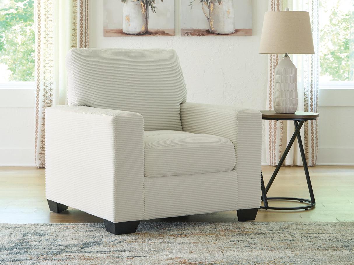 Furniture City Slidell - Ashley Furniture - Greenbriar Living Room - Chair / Ivory - PC3200620