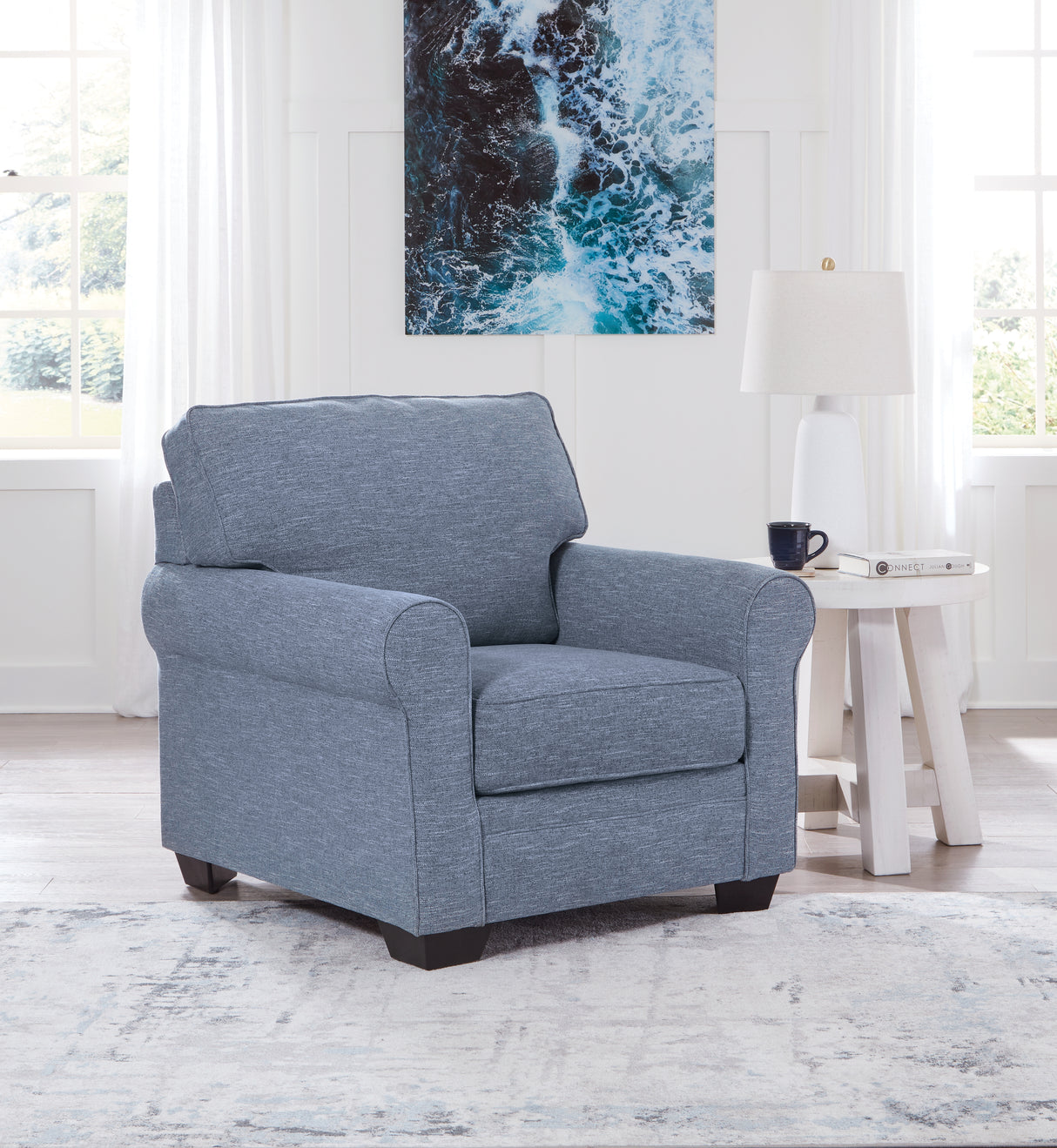 Furniture City Slidell - Ashley Furniture - Carissa Manor Living Room - Chair / Denim - 3260420