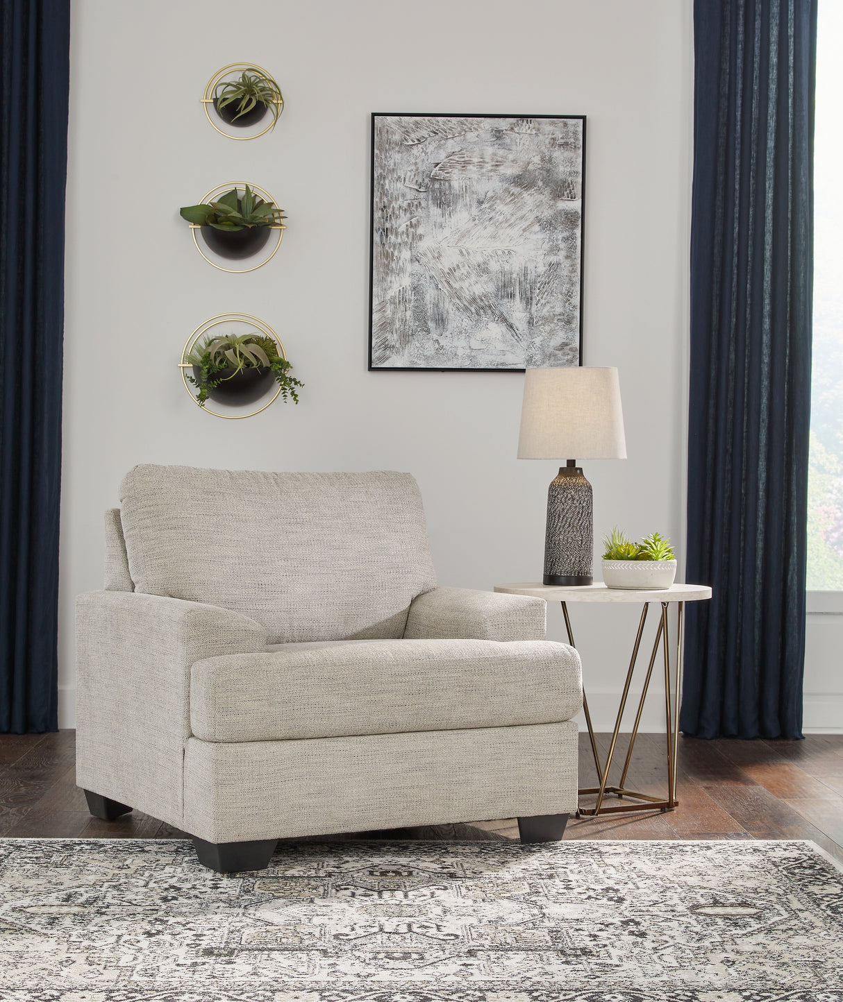 Furniture City Slidell - Ashley Furniture - Vayda Living Room - Chair / Pebble - 3310420