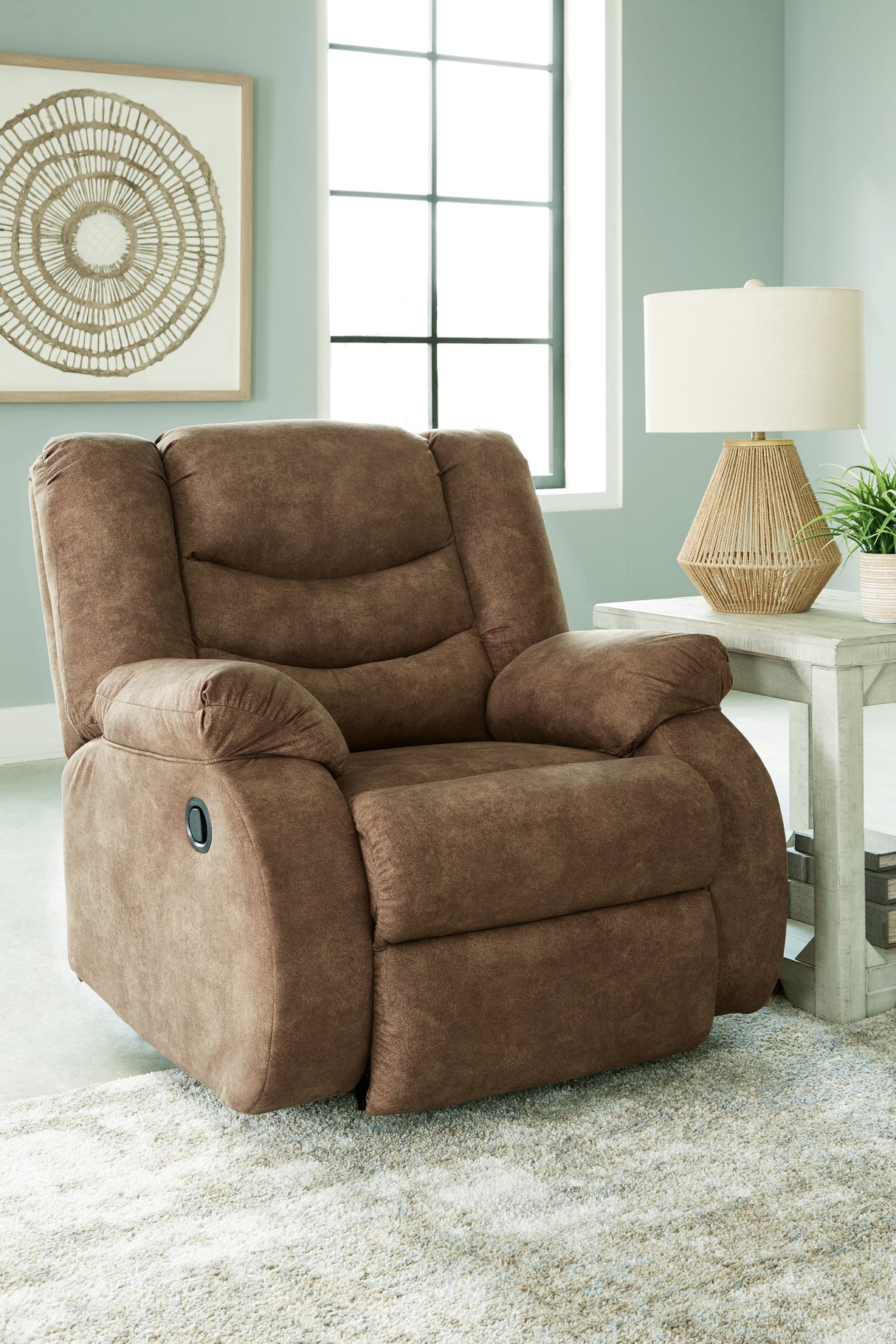 Furniture City Slidell - Ashley Furniture - Partymate Living Room - Rocker Recliner / Brindle - 3690225