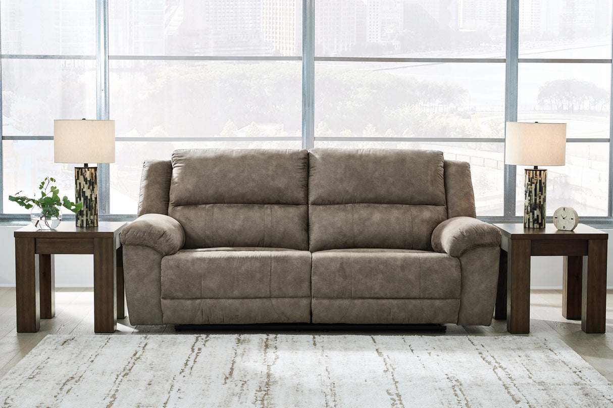 Furniture City Slidell - Ashley Furniture - Laresview Living Room - 2 Seat Reclining Sofa / Fossil - 3720381