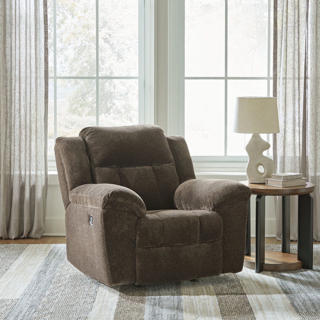 Furniture City Slidell - Ashley Furniture - Frohn Living Room - Rocker Recliner / Chocolate - 3740725