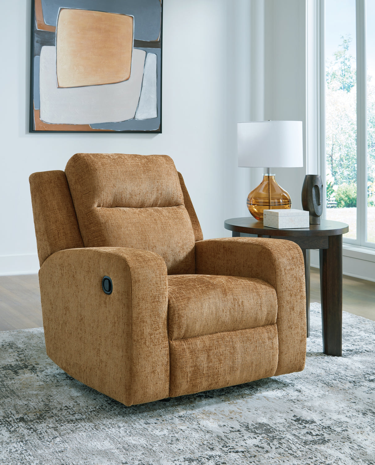 Furniture City Slidell - Ashley Furniture - Kanlow Living Room - Rocker Recliner / Honey - 3860525
