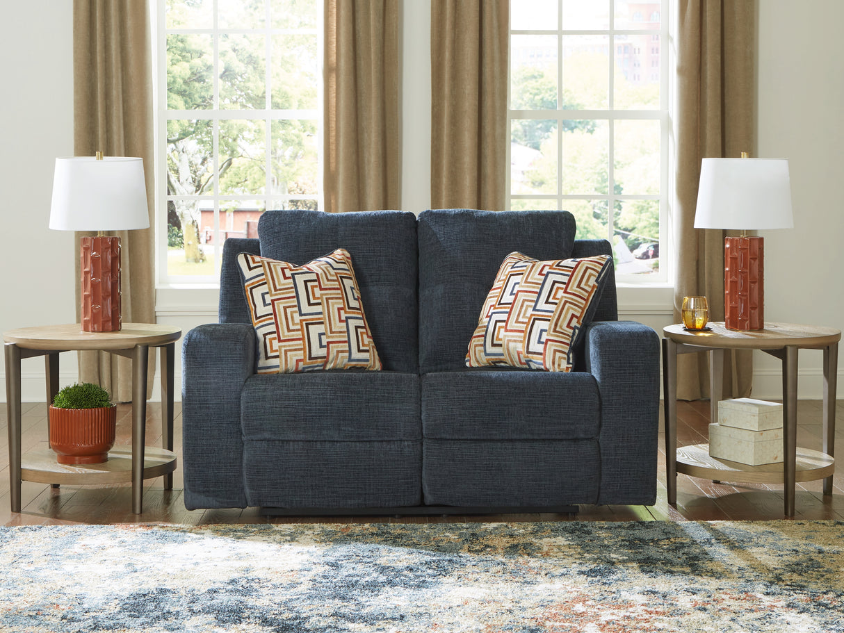 Furniture City Slidell - Ashley Furniture - Danum Living Room - Reclining Loveseat / Ink - 3880686