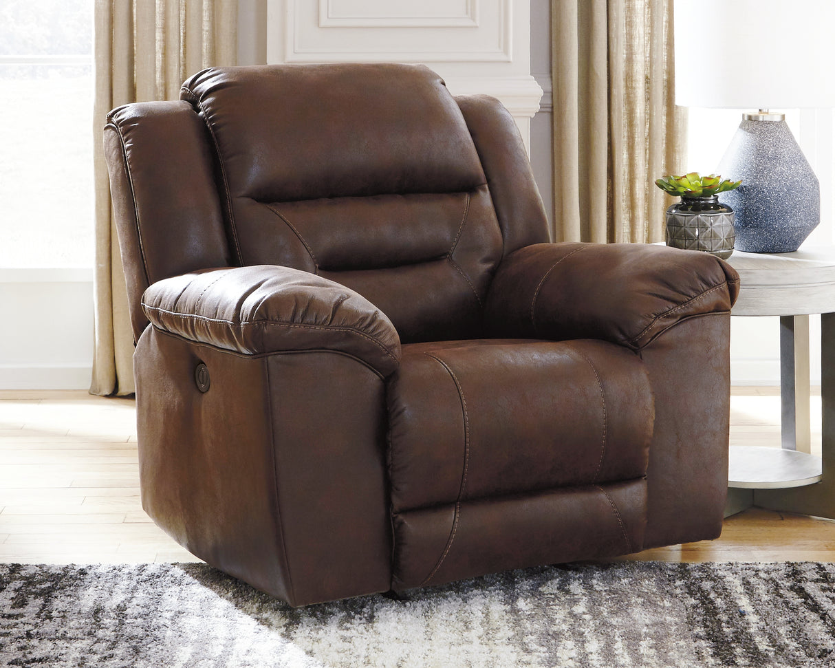 Furniture City Slidell - Ashley Furniture - Stoneland Living Room - Rocker Recliner / Fossil - 3990525