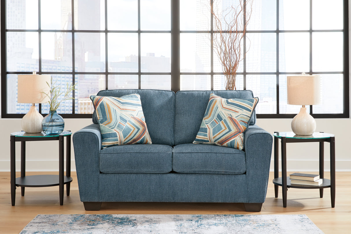 Furniture City Slidell - Ashley Furniture - Cashton Living Room - Loveseat / Blue - 4060535