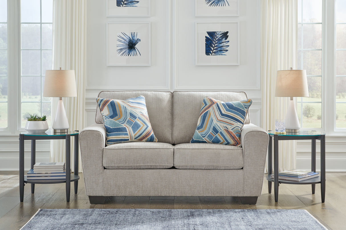 Furniture City Slidell - Ashley Furniture - Cashton Living Room - Loveseat / Ice - 4060635