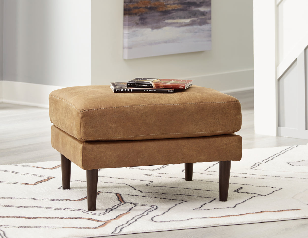 Furniture City Slidell - Ashley Furniture - Telora Living Room - Ottoman / Caramel - 4100214