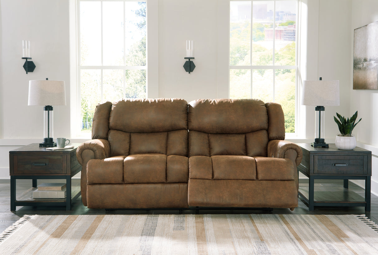Furniture City Slidell - Ashley Furniture - Boothbay Living Room - 2 Seat Reclining Power Sofa / Auburn - 4470447