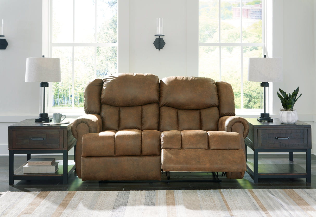 Furniture City Slidell - Ashley Furniture - Boothbay Living Room - Reclining Loveseat / Auburn - 4470486