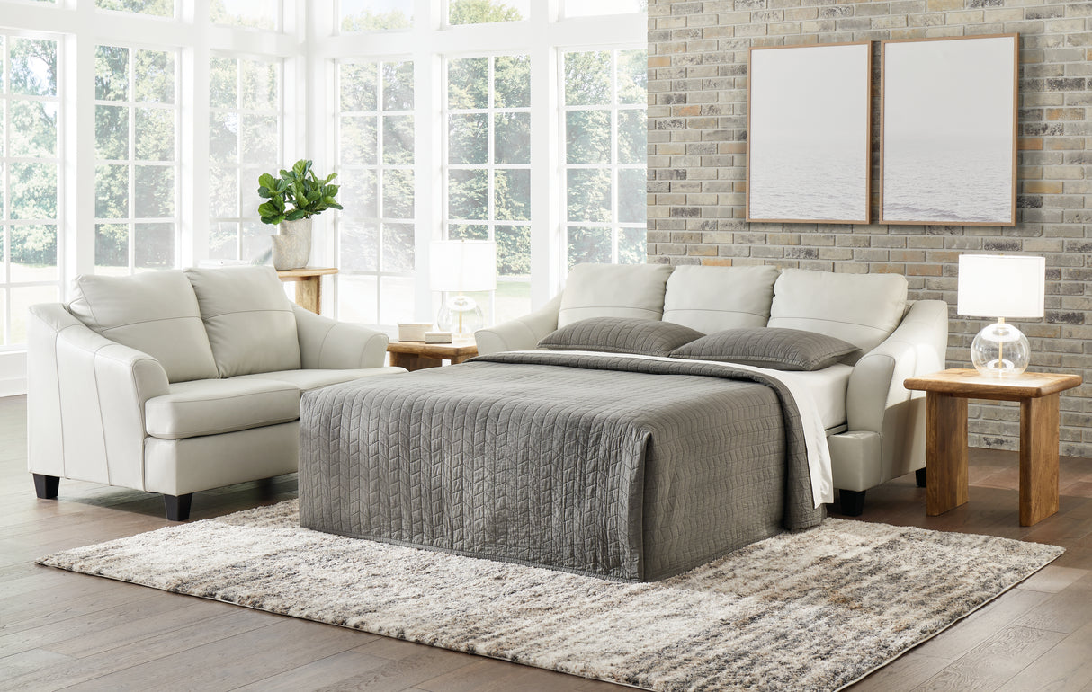 Furniture City Slidell - Ashley Furniture - Genoa Living Room - Queen Sofa Sleeper / Coconut - 4770439