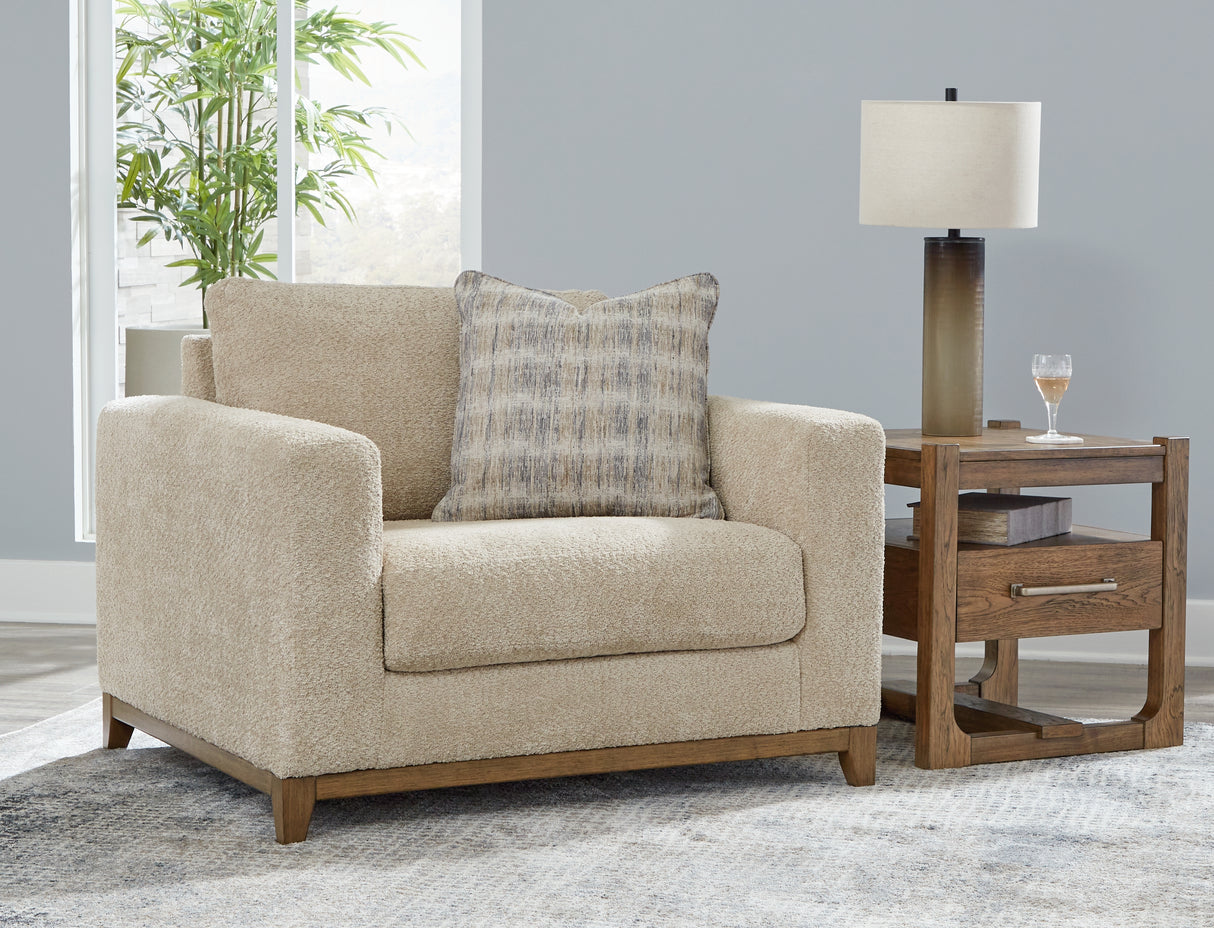 Furniture City Slidell - Ashley Furniture - Parklynn Living Room - Chair and a Half / Desert - 4890223