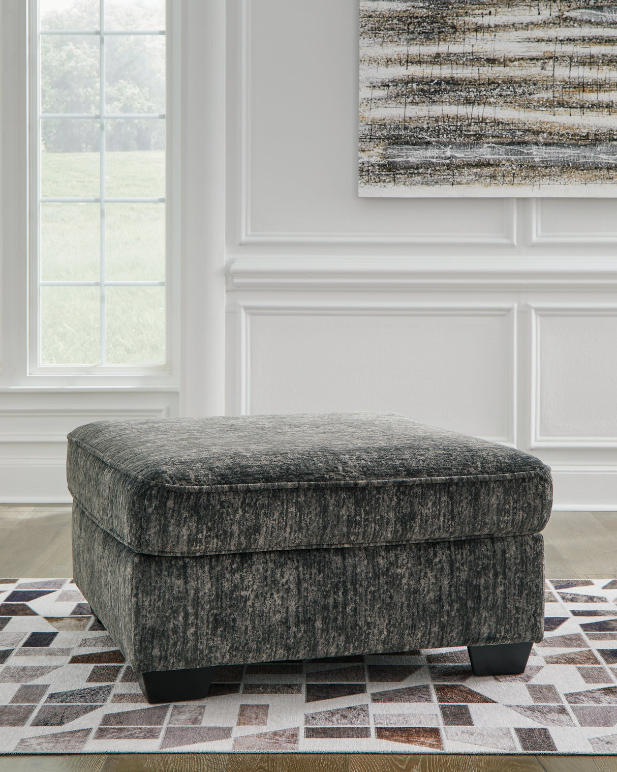 Furniture City Slidell - Ashley Furniture - Lonoke Living Room - Oversized Accent Ottoman / Gunmetal - 5050408