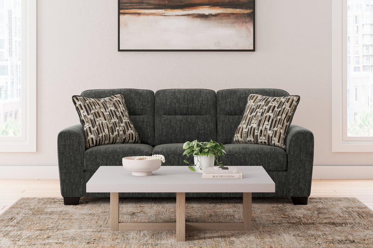 Furniture City Slidell - Ashley Furniture - Lonoke Living Room - Loveseat / Gunmetal - 5050435