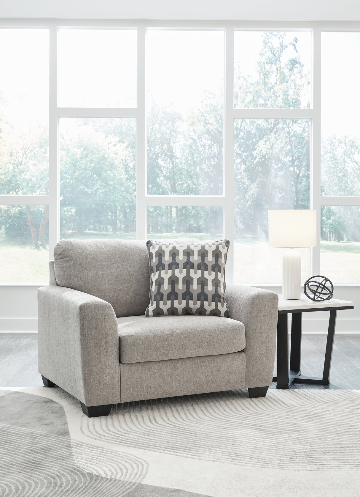 Furniture City Slidell - Ashley Furniture - Avenal Park Living Room - Chair and a Half / Flannel - 5080523
