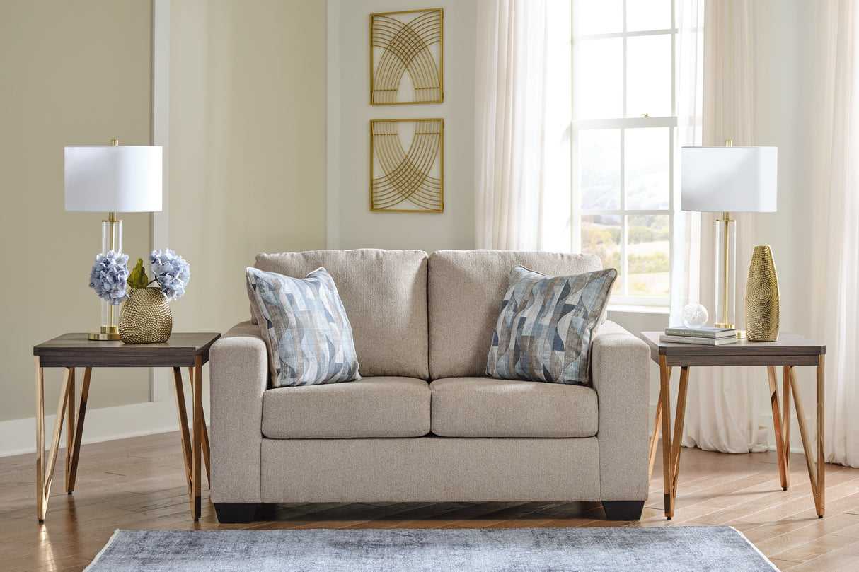 Furniture City Slidell - Ashley Furniture - Deltona Living Room - Loveseat / Parchment - 5120435