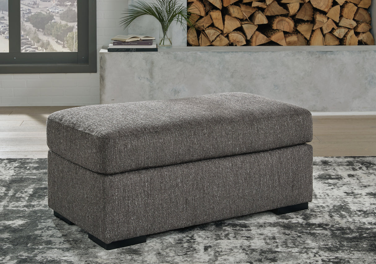 Furniture City Slidell - Ashley Furniture - Gardiner Living Room - Ottoman / Pewter - 5240414