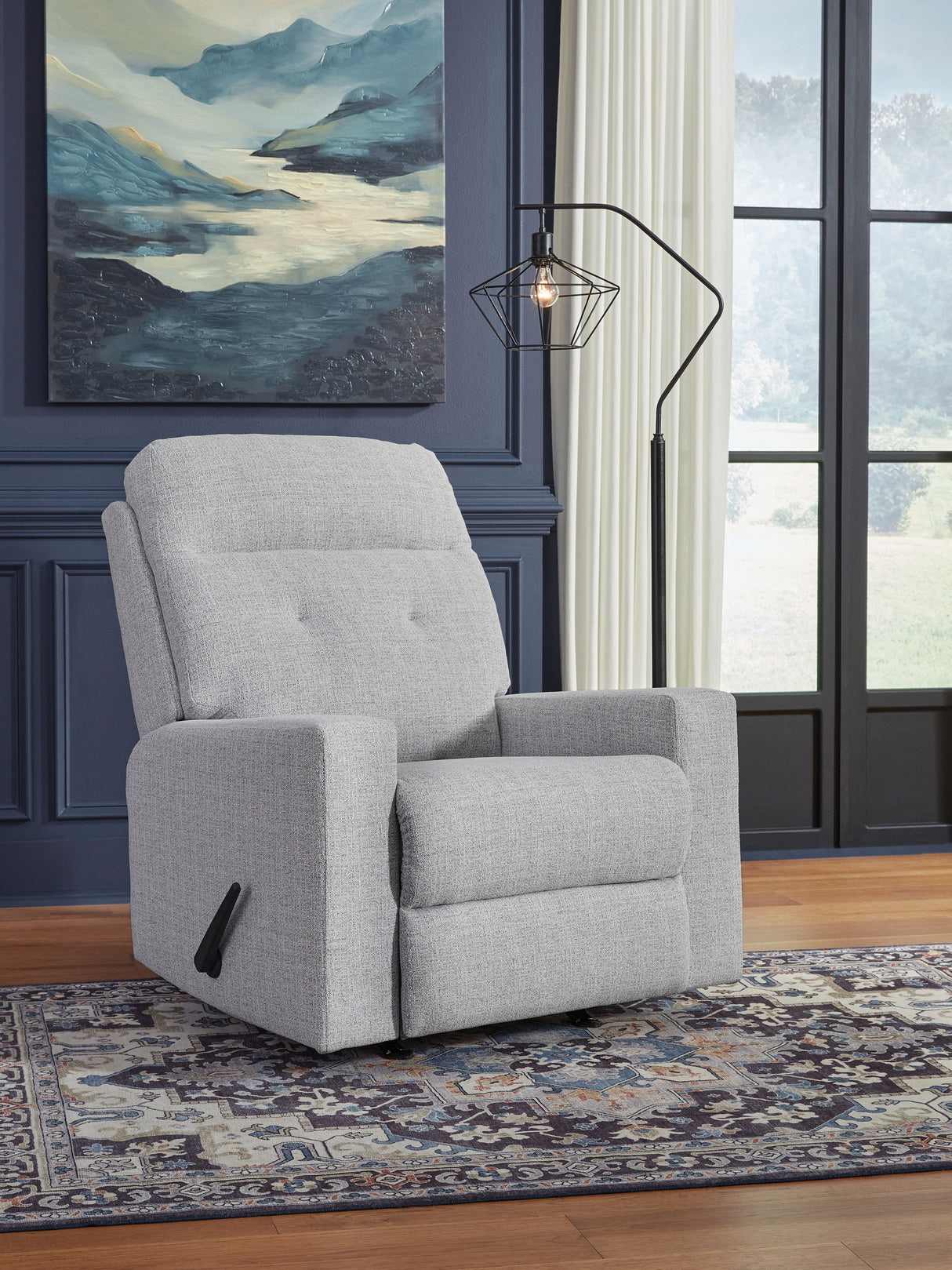 Furniture City Slidell - Ashley Furniture - Skillins Living Room - Rocker Recliner / Stone - PC5320425