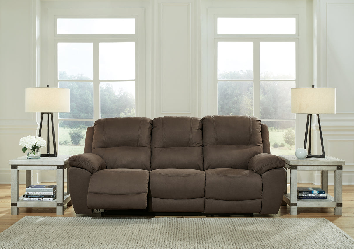 Furniture City Slidell - Ashley Furniture - Next-Gen Gaucho Living Room - DBL REC PWR Loveseat w/Console / Putty - 5420396