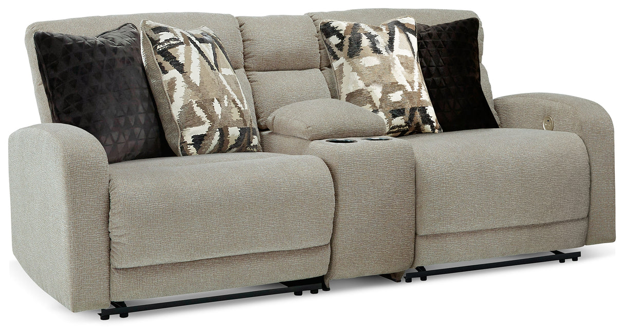 Furniture City Slidell - Ashley Furniture - Colleyville Sectional - 3-Piece Power Reclining Sectional / Stone - 54405S1