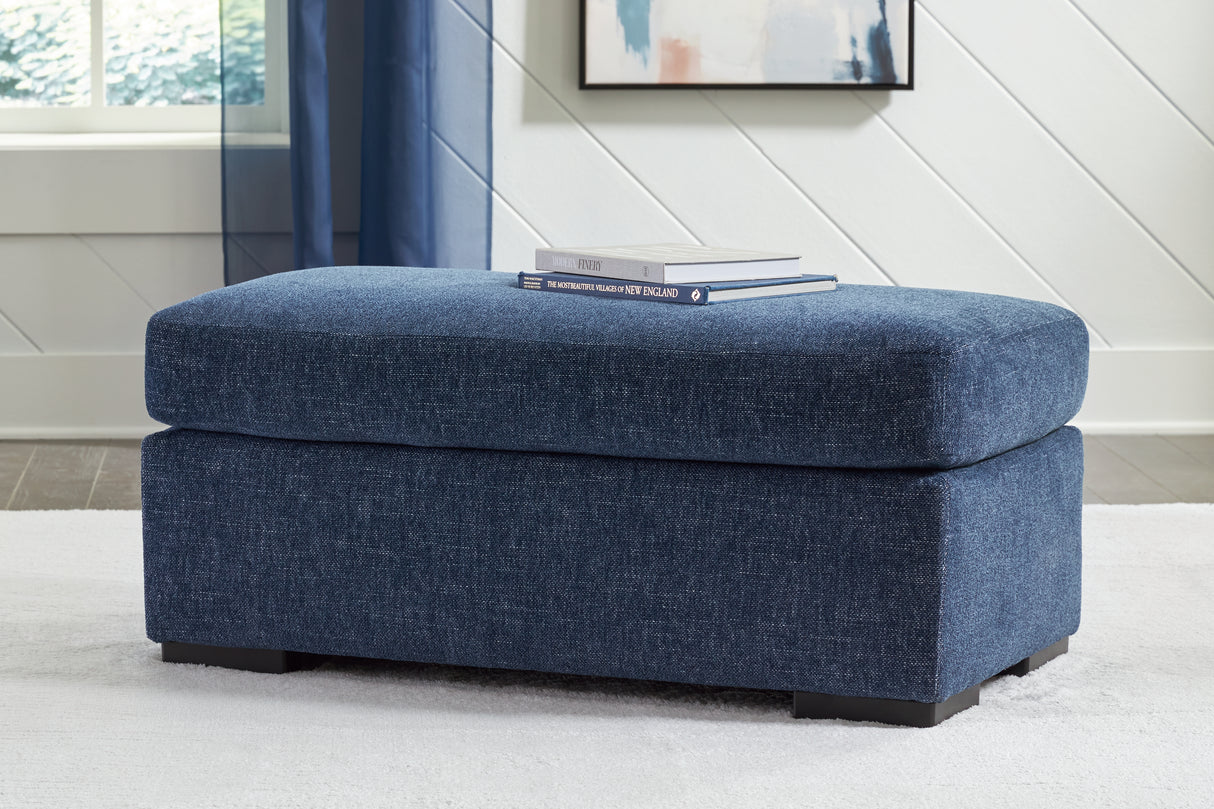 Furniture City Slidell - Ashley Furniture - Evansley Living Room - Ottoman / Navy - 5450214