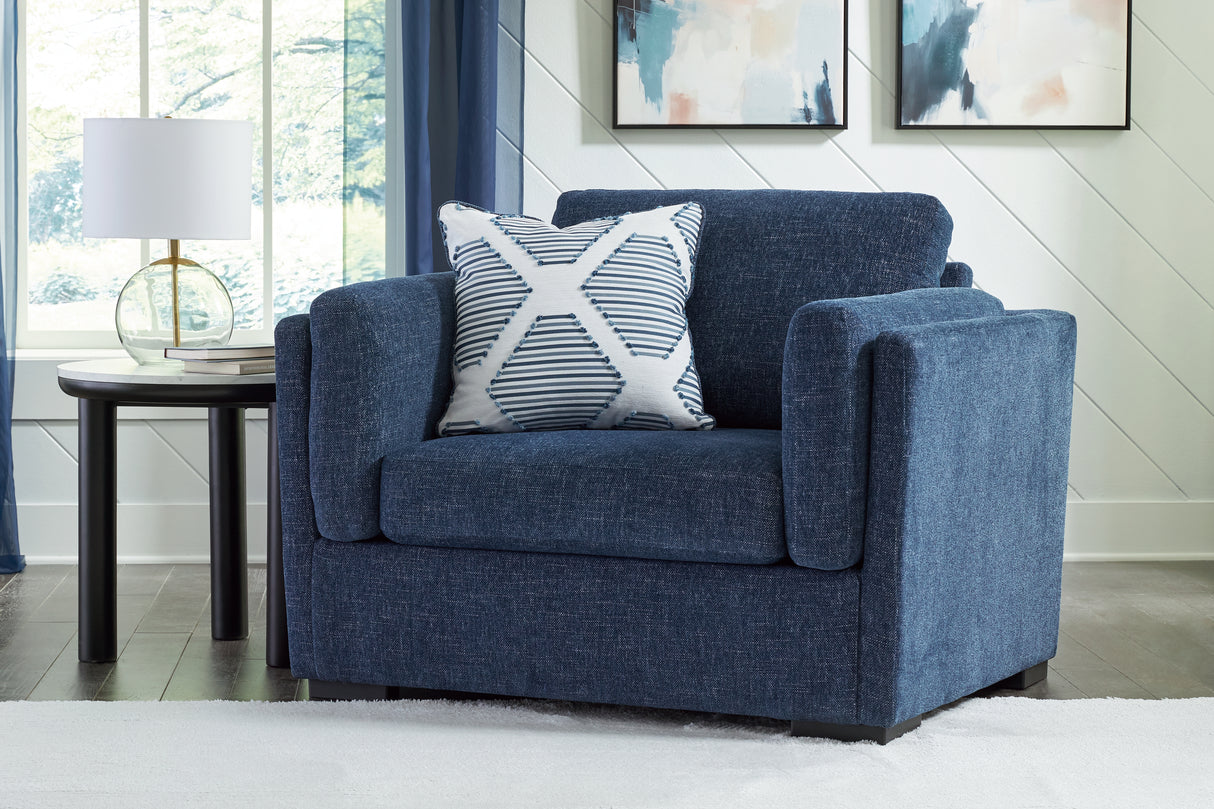 Furniture City Slidell - Ashley Furniture - Evansley Living Room - Chair and a Half / Navy - 5450223